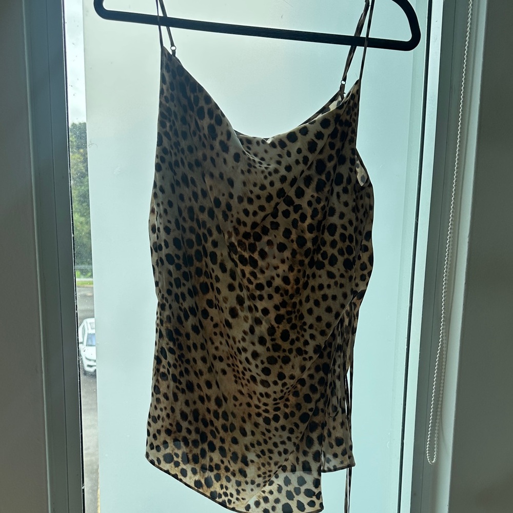 Zara Animal Print Camisole Top